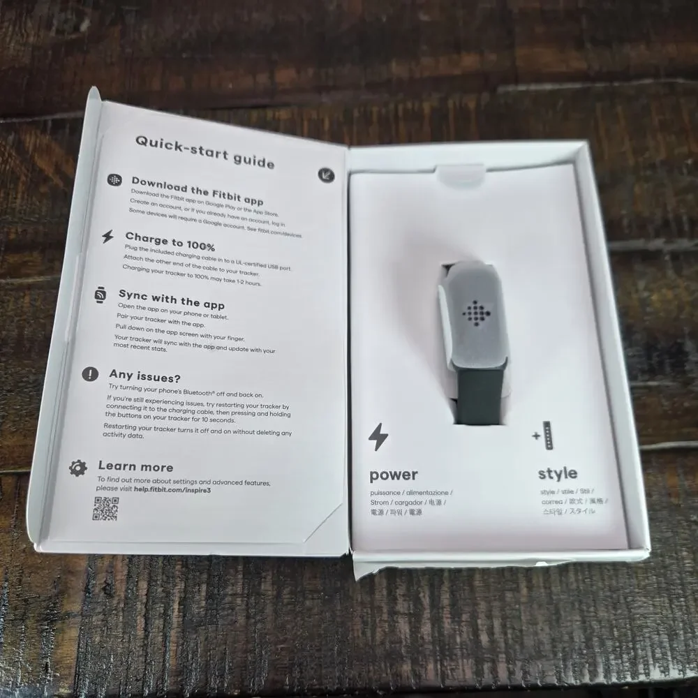 Fitbit Inspire 3 Heart Rate Monitor Health & Fitness Tracker Black Midnight Zen